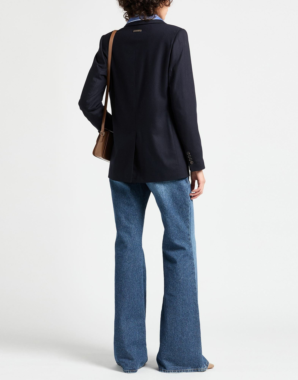 Peserico Womens Blazer Midnight in Blue