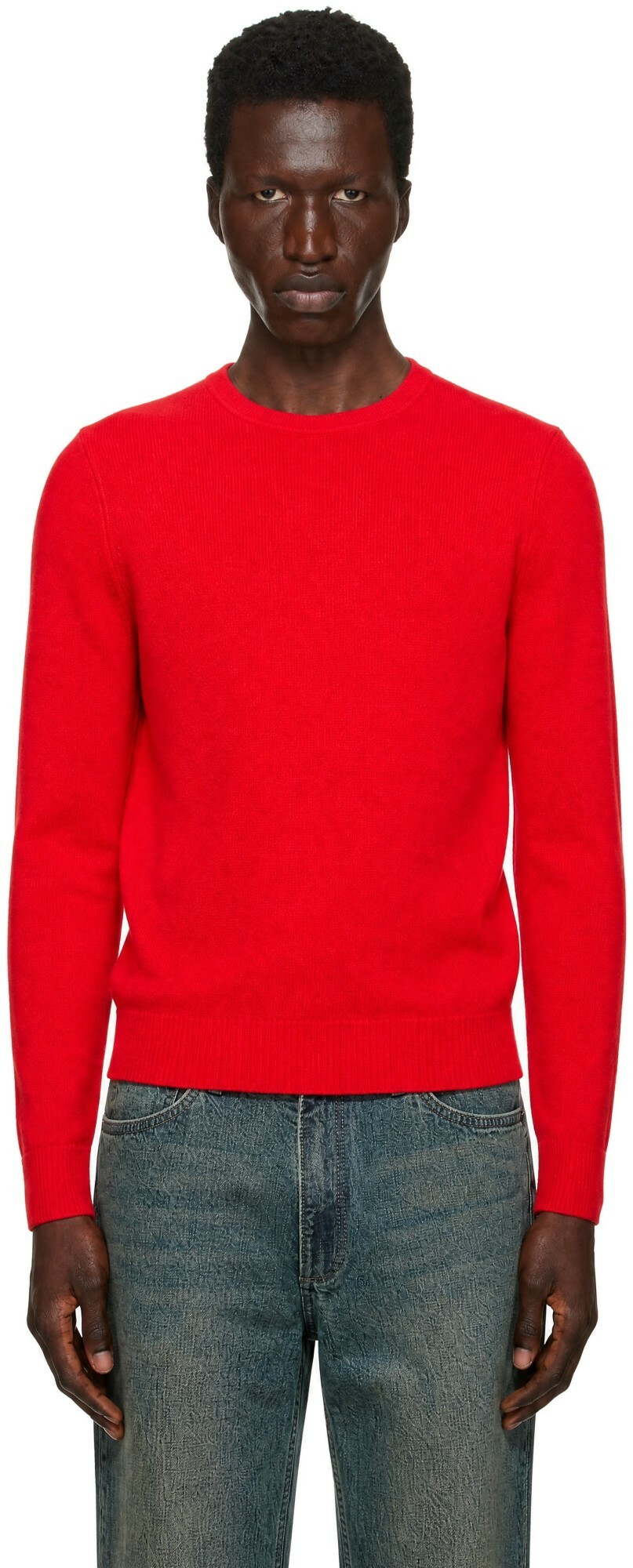 rag & bone Red Vernon Cashmere Sweater