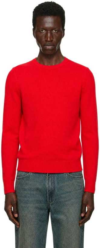 Photo: rag & bone Red Vernon Cashmere Sweater