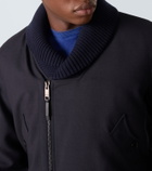 Burberry Wool-blend bomber jacket
