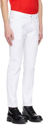 Dsquared2 White Sexy Dean Jeans