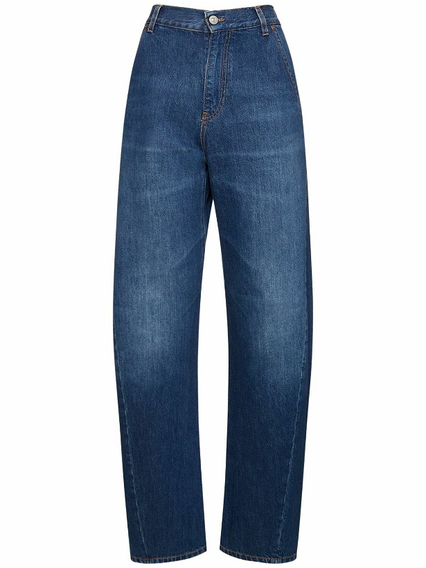 Photo: VICTORIA BECKHAM - Twisted Low-rise Slouch Denim Jeans