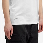 WTAPS Men's Skivvies 3-Pack T-Shirt in White