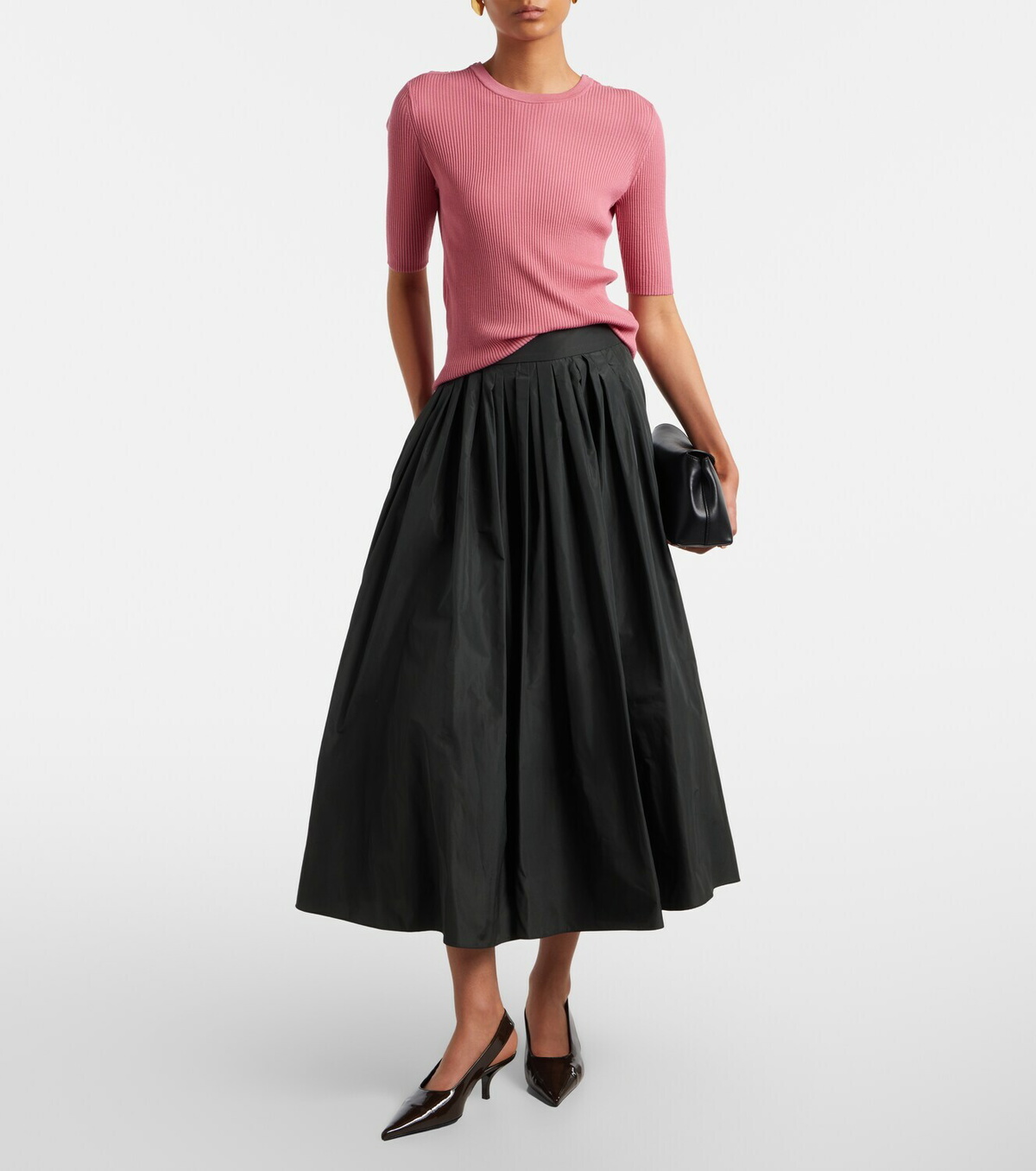 'S Max Mara Ribbed-knit wool top