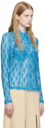 Maiden Name Blue Alaina Shirt