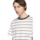 Saturdays NYC White Randall Stripe T-Shirt