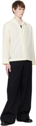 Entire Studios Off-White LS Pajama Shirt