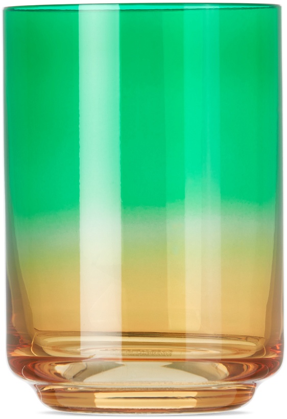 Photo: Lateral Objects Green & Orange Tulum Gradient Glass