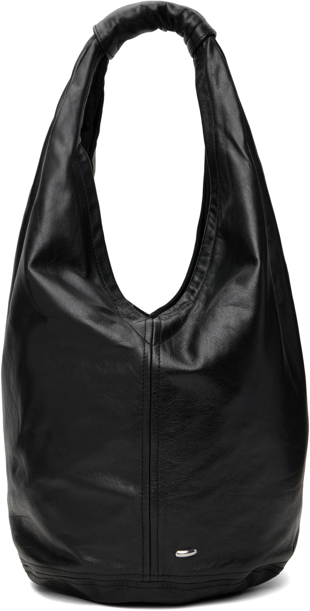 Our Legacy - Sub Croc-Effect Leather Tote Bag - Black Our Legacy