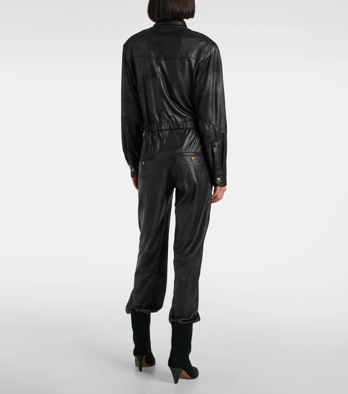 Isabel Marant Faux leather jumpsuit