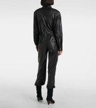 Isabel Marant Faux leather jumpsuit