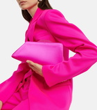 The Attico - 8.30 PM silk-blend clutch