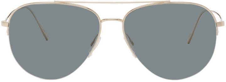 Photo: Oliver Peoples Gold Cleamons Sunglasses