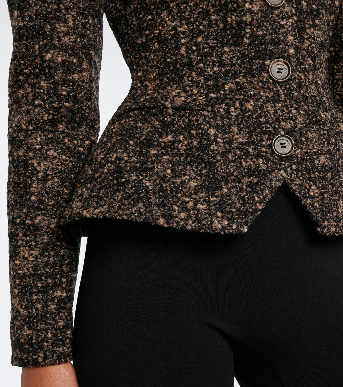 Magda Butrym Wool and cashmere-blend bouclé jacket