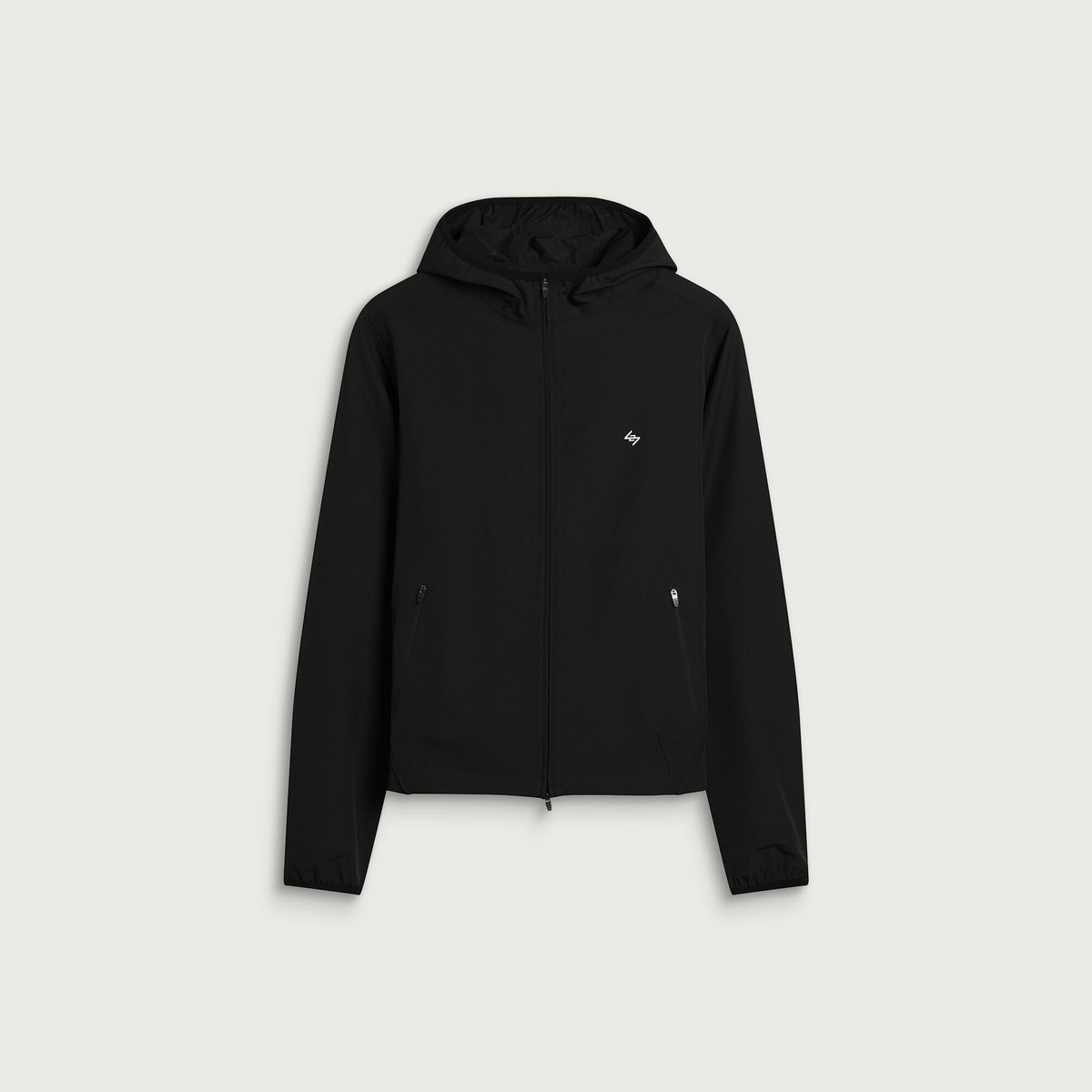 Represent 247 Men's Bonded Running Jacket in Jet Black