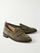 Thom Browne - Varsity Suede Penny Loafers - Green