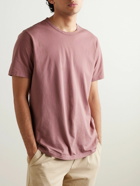 Mr P. - Garment-Dyed Cotton-Jersey T-Shirt - Purple