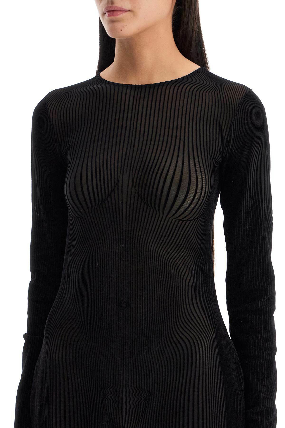 JEAN PAUL GAULTIER maxi dress with transform Black Jean Paul