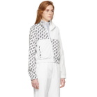 Saks Potts White Athlete Track Jacket