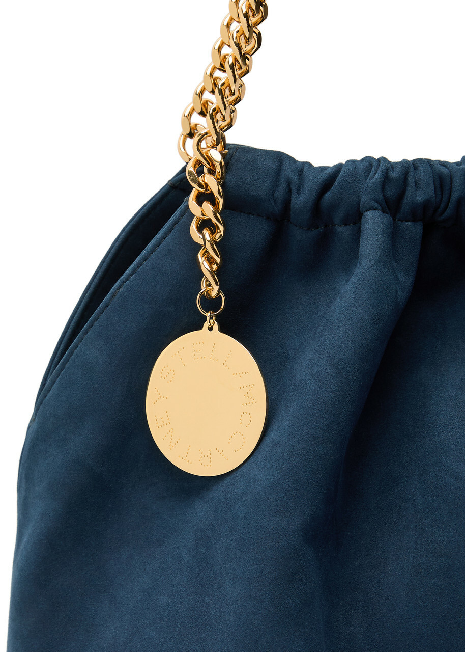 Stella Mccartney Falabella Mini Drawstring Faux Suede bag - Navy - One Size