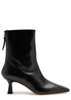 Aeyde Elina 55 Leather Ankle Boots Black