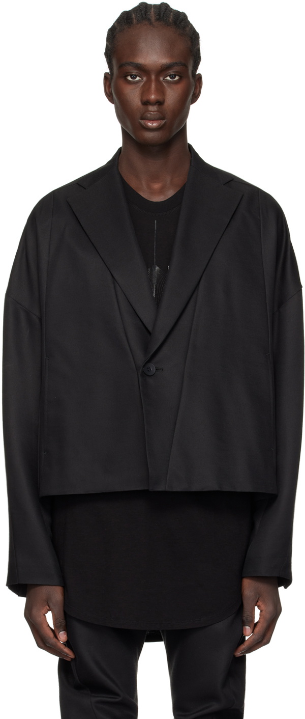 Inverted lapel best sale blazer