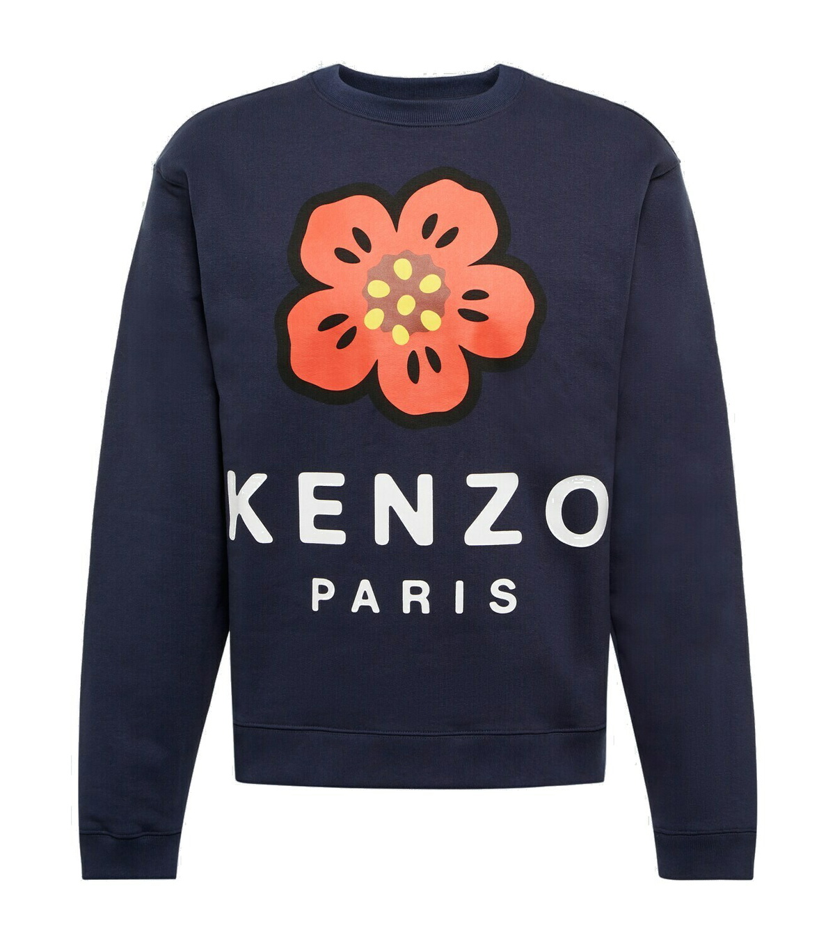 Kenzo Paris Men's Boke Flower Crest Overshirt in Midnight Kenzo Paris Men's Boke Flower Crest Overshirt in Midnight