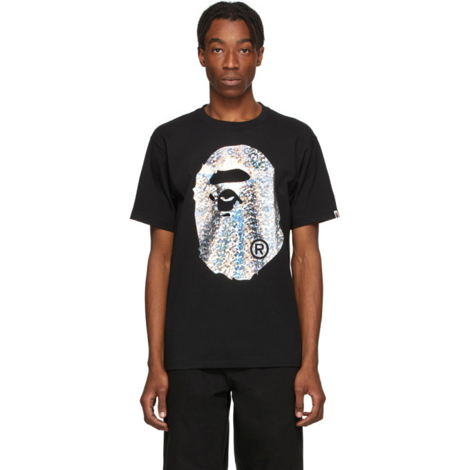 Photo: BAPE Black Aurora Big Ape Head T-Shirt