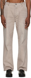 ALEXANDER DIGENOVA Taupe Underground Cargo Pants