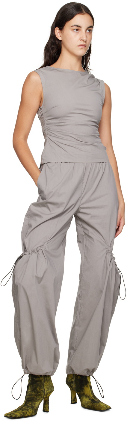 WYNN HAMLYN Gray Monica Tank Top