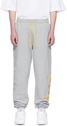 drew house SSENSE Exclusive Gray Scribble Lounge Pants