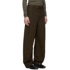 LEMAIRE Brown Twisted Belted Jeans