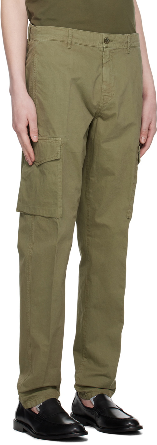 ASPESI Green Drawstring Cargo Pants