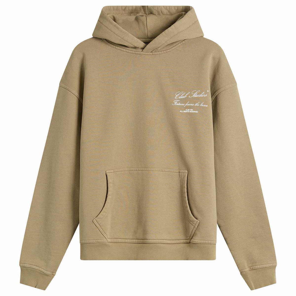 Club 1984 Men's LA Studio Hoodie in Dark Taupe
