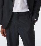 Etro Jacquard virgin wool straight pants