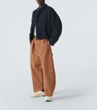 JW Anderson Twisted Seam cotton barrel-leg pants