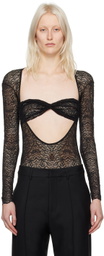 Beaufille Black Baes Bodysuit