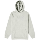 Dime Men's Classic Chenille Logo Hoodie in Heather Grey