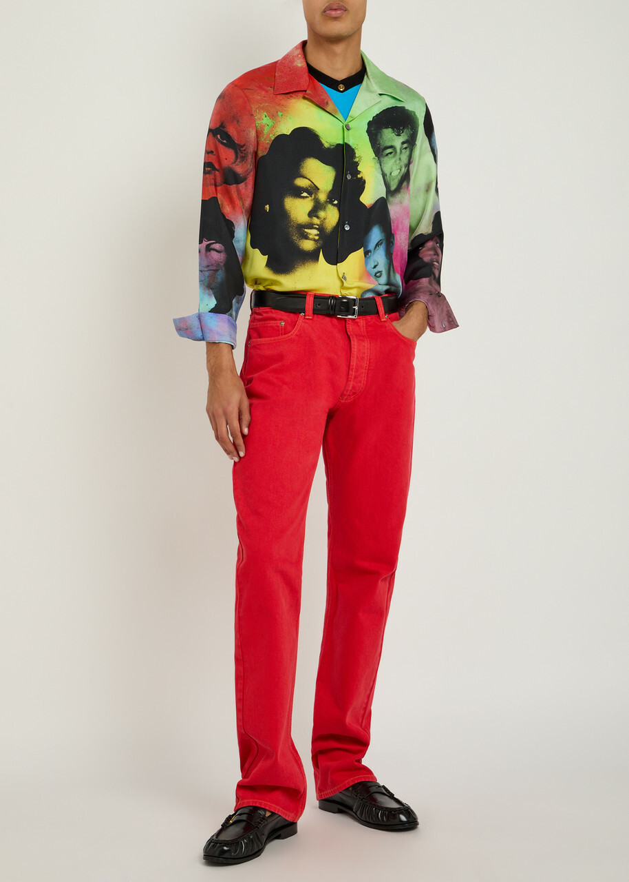 Versace Straight-leg Jeans Red