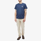 Isabel Marant Men's Zafferh Small Logo T-Shirt in Midnight