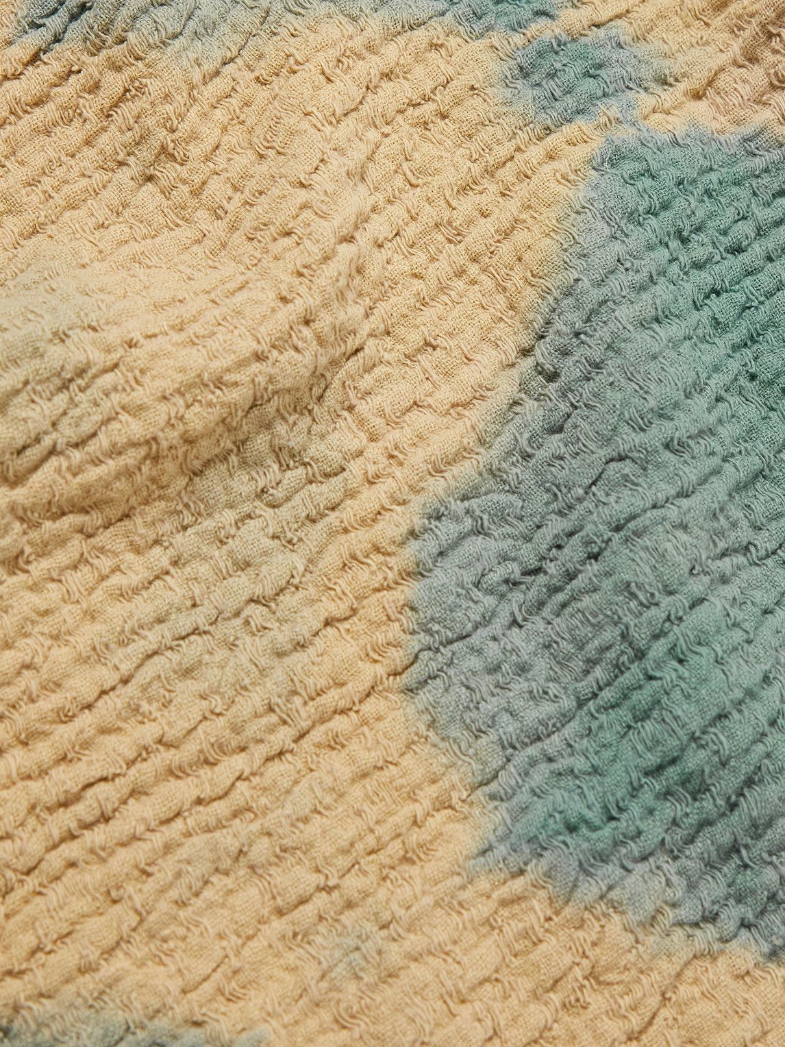 Nicholas Daley - Tasseled Tie-Dyed Cotton-Gauze Scarf Nicholas Daley