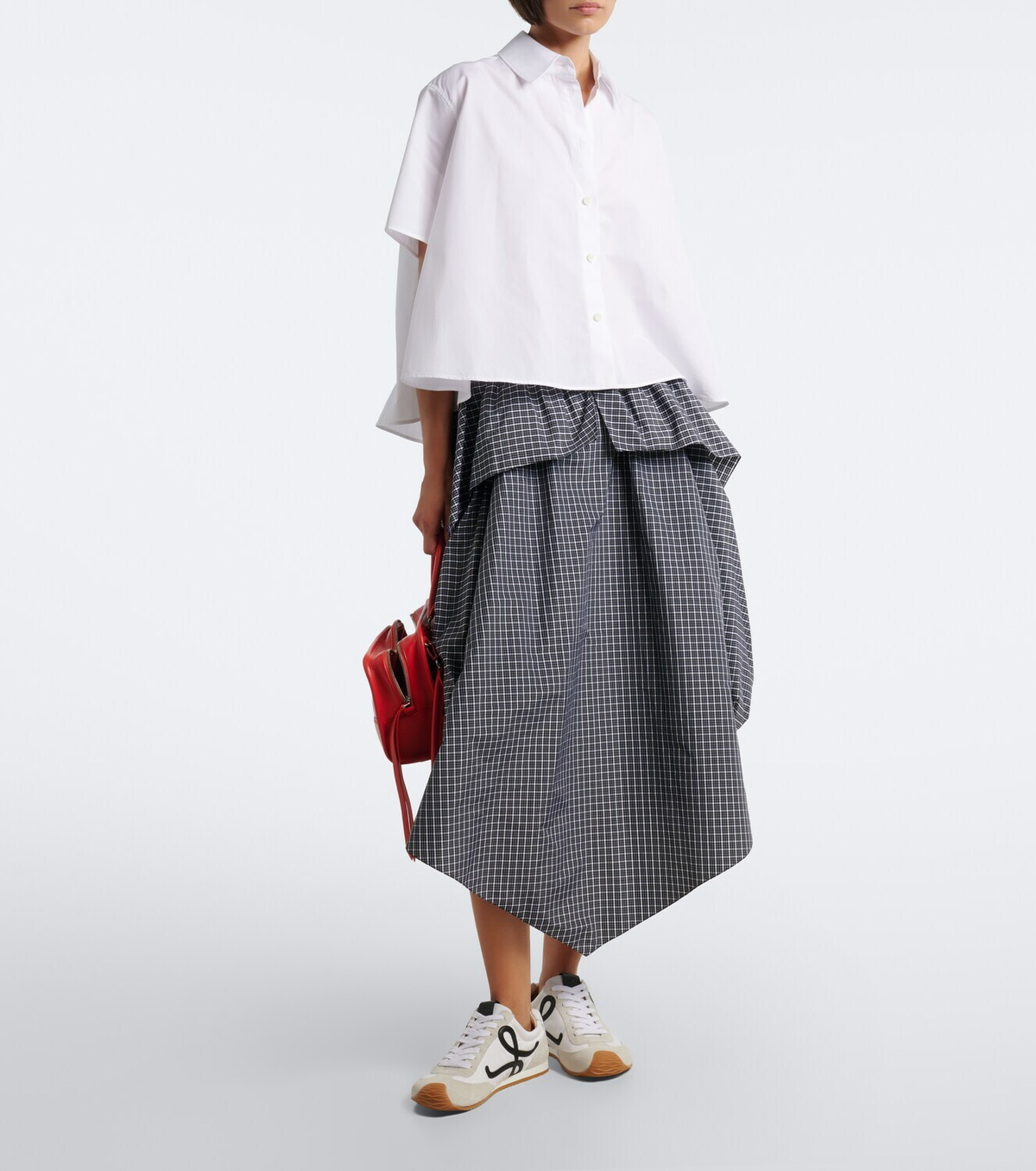 Loewe Ballet Runner 2.0 suede-trimmed sneakers