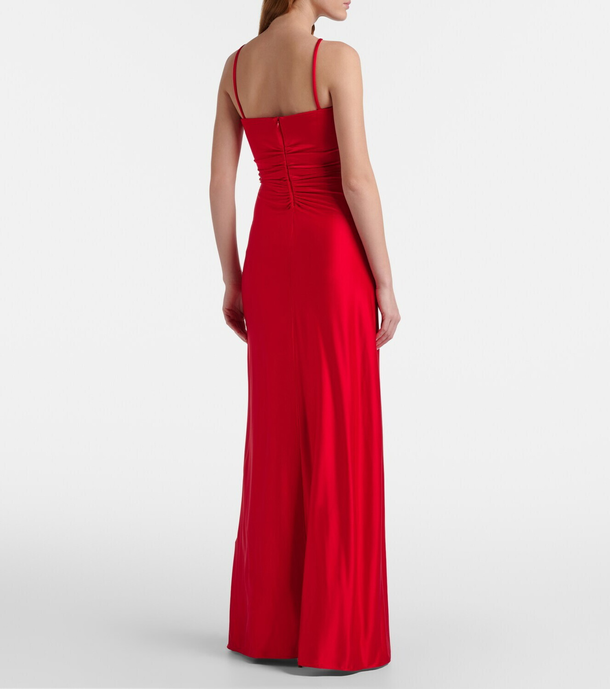 Max Mara Oggetti ruched halterneck bustier gown