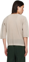 HOMME PLISSÉ ISSEY MIYAKE Gray Light Mesh T-Shirt