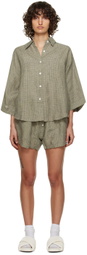Deiji Studios Khaki 'The 03' Pyjamas Set