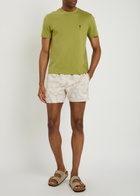 Boss Printed Shell Swim Shorts Beige