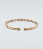 David Yurman Chevron 18kt gold cuff bracelet