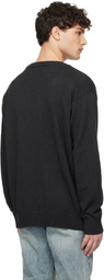 Ksubi Black Dug Out Cardigan