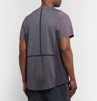 Lululemon - Robert Geller Take The Moment Stretch-Mesh T-Shirt - Purple