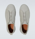 Zegna Triple Stitch leather sneakers